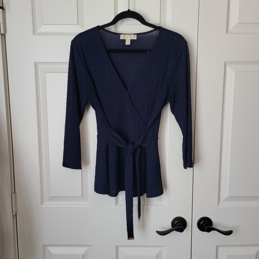 Michael Kors Faux Wrap Top